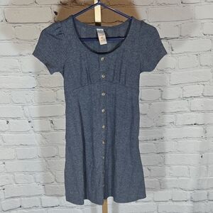 Nordstrom Blue Ribbed Knit Dress